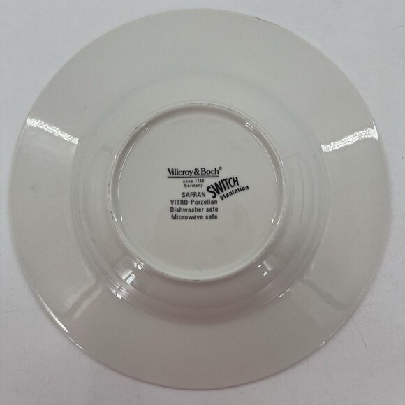 Villeroy & Boch Germany Switch Plantation One (1) SOUP BOWL 9 3/8" Safran - Picture 4 of 5